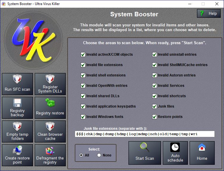 UVK - Ultra Virus Killer System booster